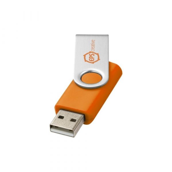 Cle USB rotative Orange