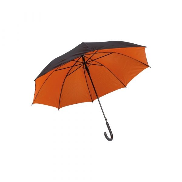 Parapluie Doubly Noir Orange