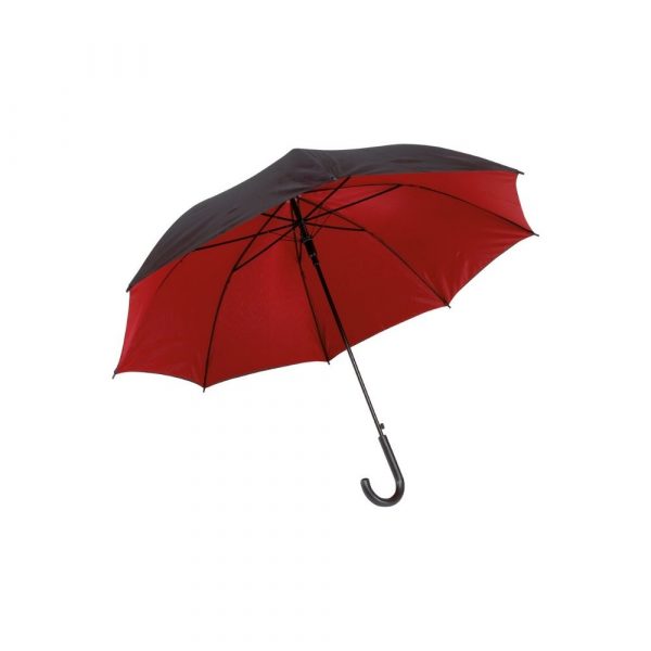 Parapluie Doubly Noir Rouge