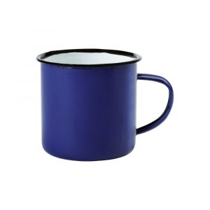 Tasse email Retro Cup Bleu